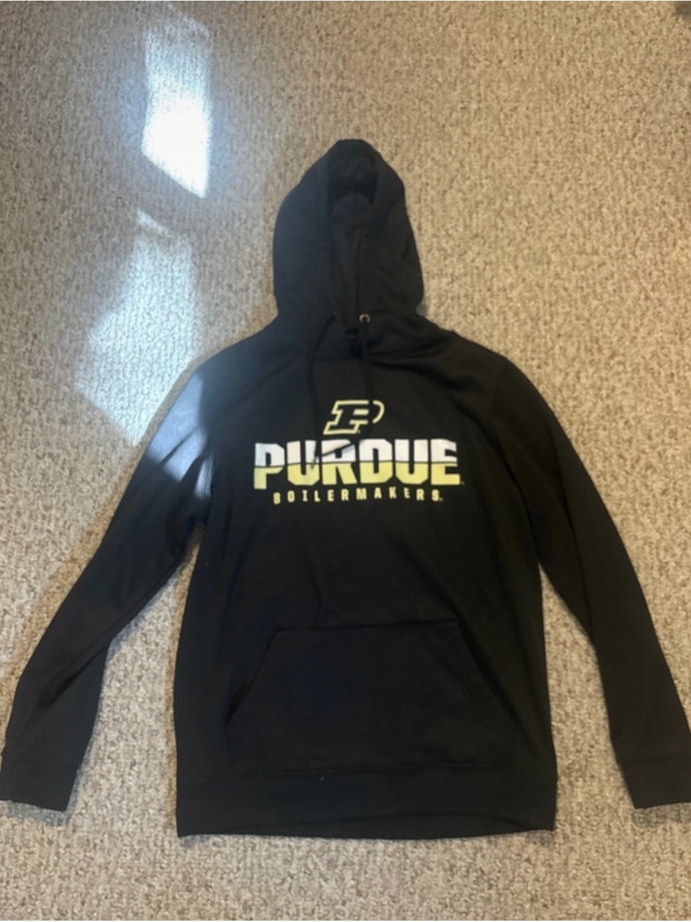 Purdue Boilermakers Black Hooded Sweatshirt
